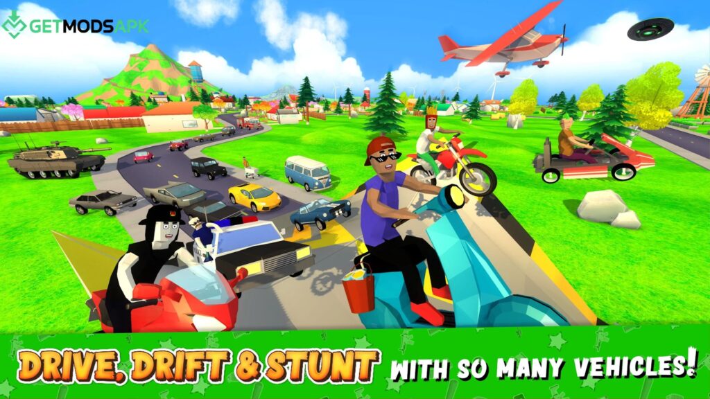 Download Dude Theft Wars MOD APK v0.9.1.0b untuk Android (Fitur Lengkap) Dude Theft Wars APK – Game Open World Sandbox dengan Mode Offline & Multiplayer FPS