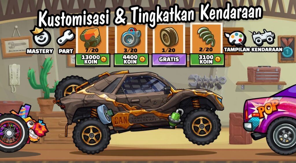Download Hill Climb Racing 2 MOD APK v1.72.3 Gratis untuk Android Hill Climb Racing 2 mod