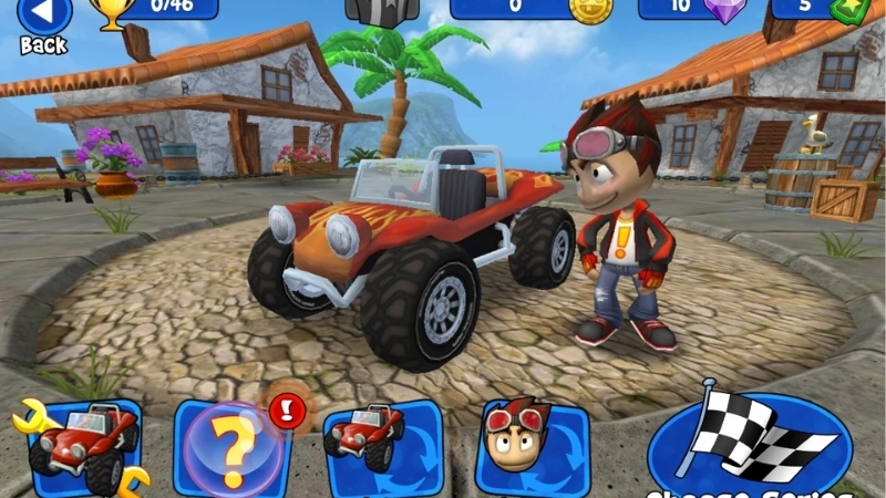 Beach Buggy Racing MOD APK (Uang Tak Terbatas, No Ads) v2025.09.22 Gameplay Balapan Off-Road 3D yang Seru