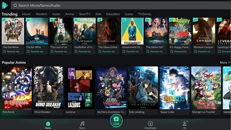 Dowload MovieBox MOD APK (Premium Unlocked) v3.0.16.0612.03 Free Rekomendasi Tayangan untuk Pengguna