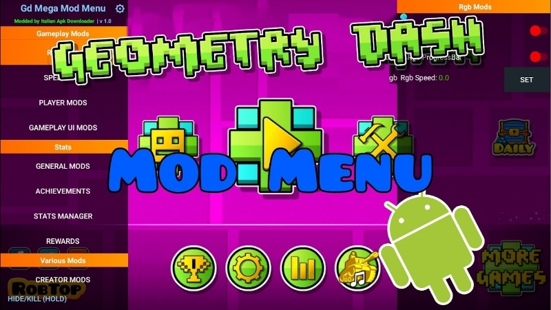 Download Geometry Dash MOD APK (Unlimited Money) v2.2.144 Fitur MOD Geometry Dash MOD APK
